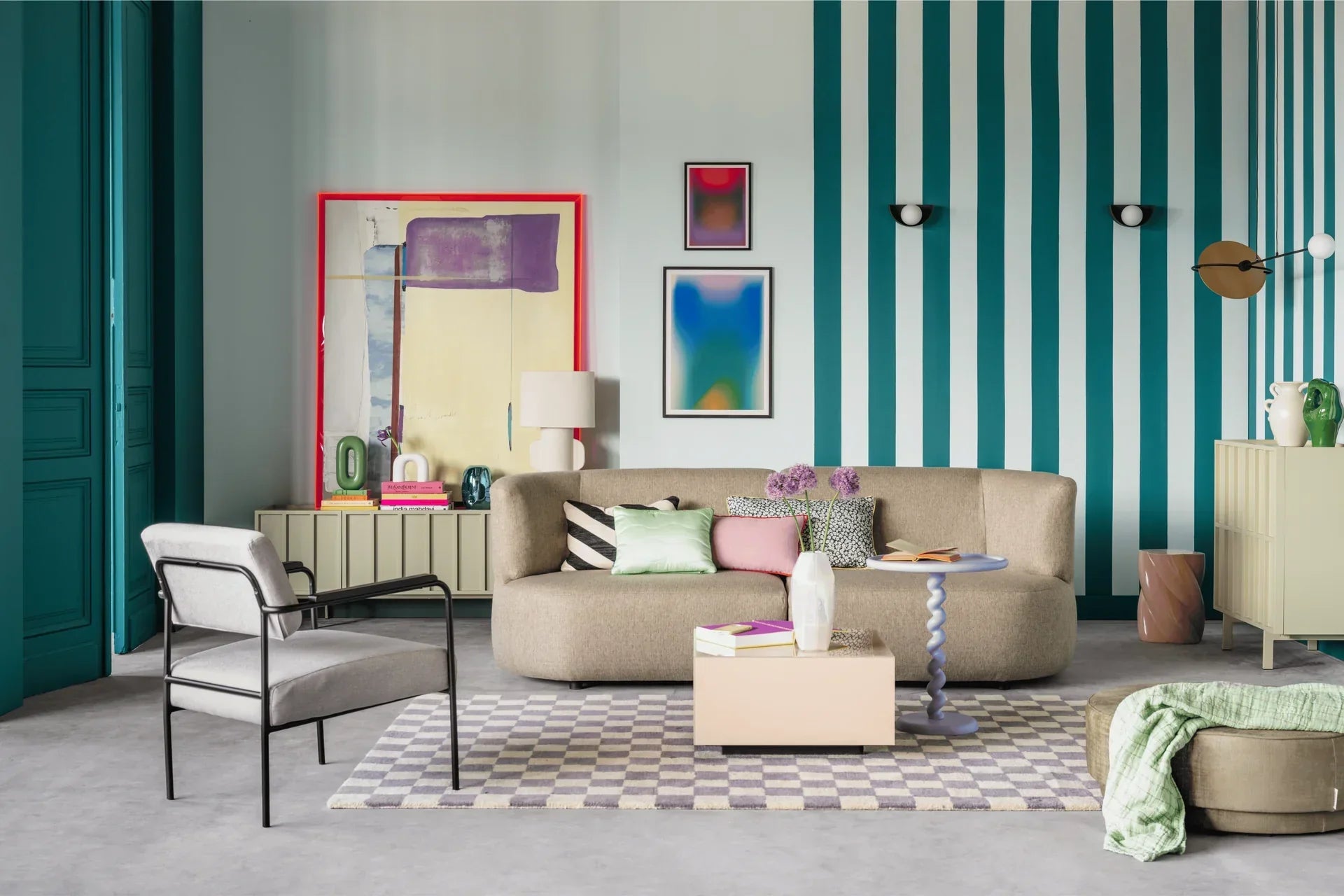 Eclectisch interieur