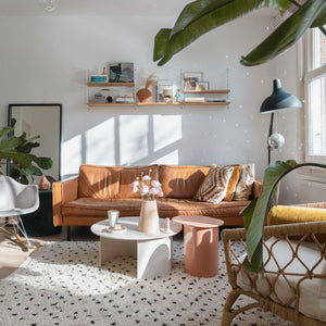 Het pastelkleurige interieur van fonQ-marketeer Kelly