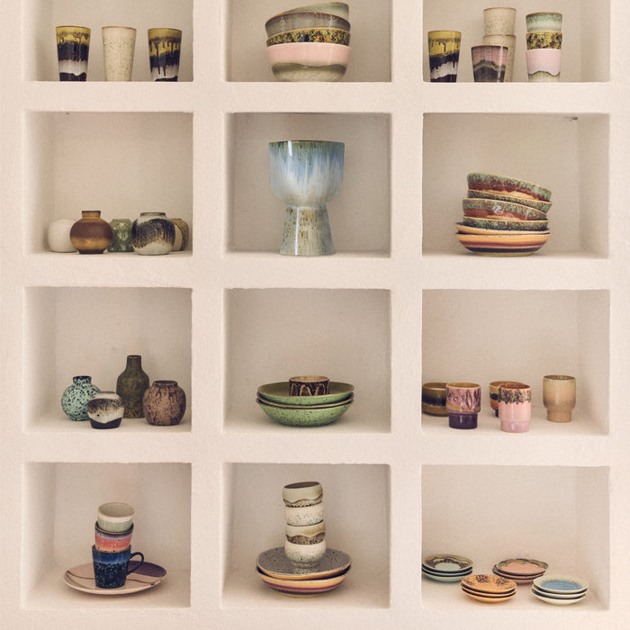 HKliving 70's Ceramics Vaas Set van 5 - Pursuit