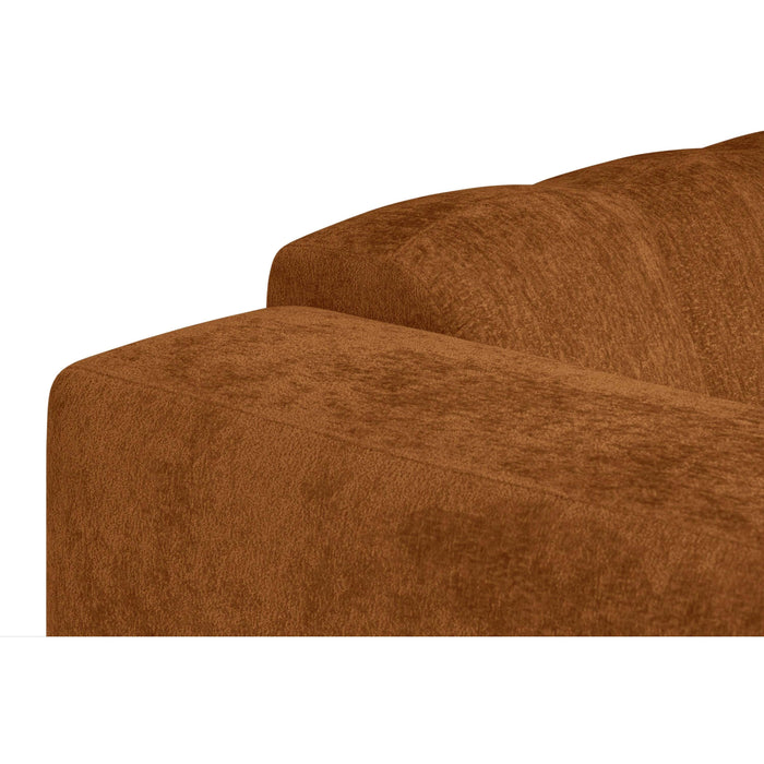 by fonQ Plume 2-zitsbank - Chenille - Terra