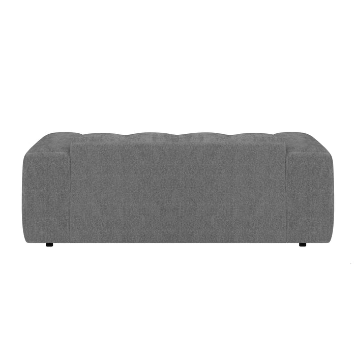 by fonQ Plume 2-zitsbank - Chenille - Antraciet