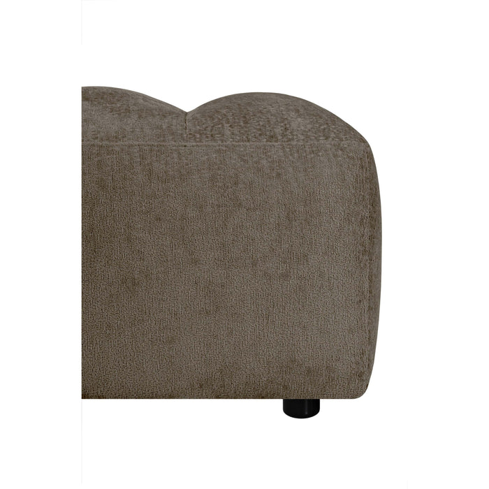 by fonQ Plume Hocker - Chenille - Mocca