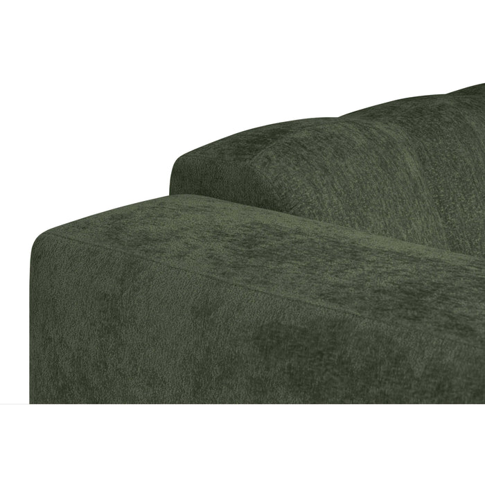 by fonQ Plume 2-zitsbank - Chenille - Groen