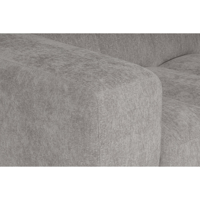 by fonQ Plume Fauteuil - Chenille - Grijs