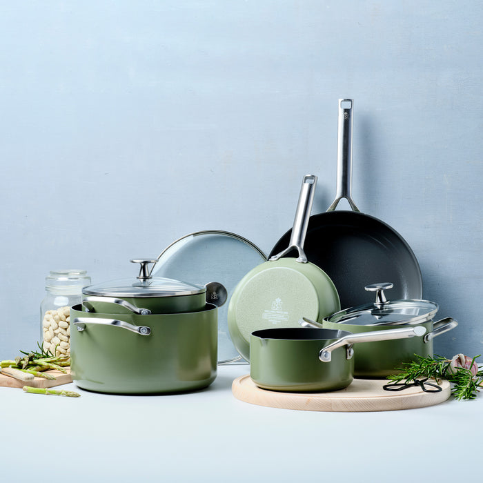 BK Sublime Wokpan Ø 28 cm - Olijfgroen