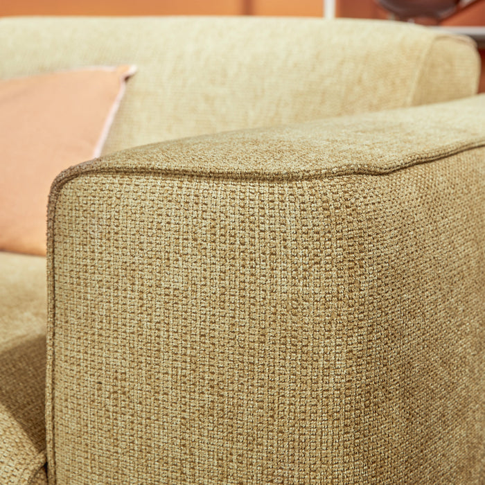 by fonQ Stretch Hoekbank Links - Zand Geel