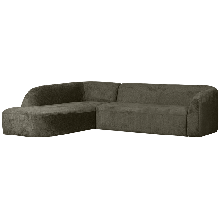 WOOOD Sloping Hoekbank Links - Velvet - Frost