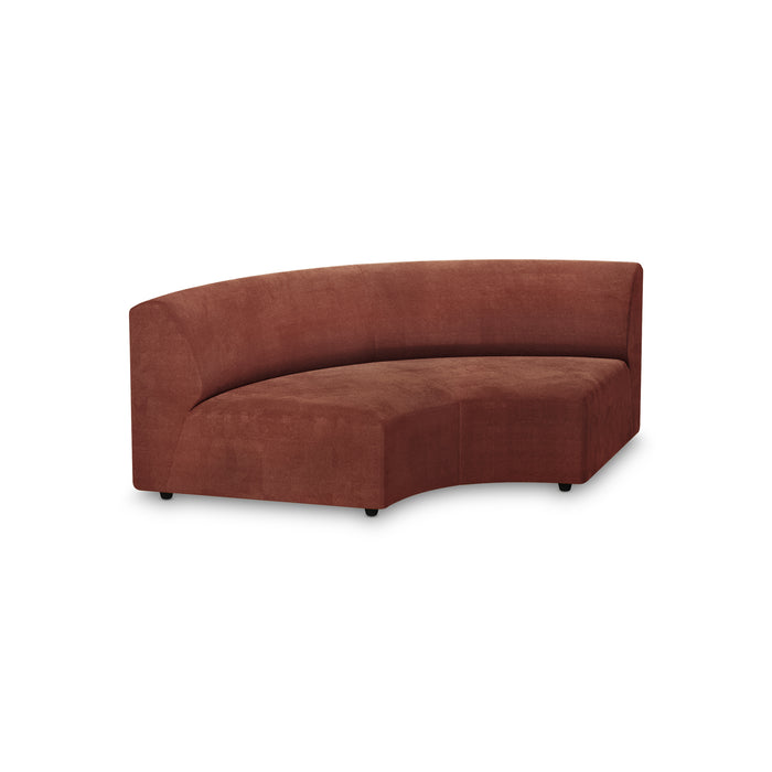 HKliving Jax Bank Element - Middenstuk Rond - Royal Velvet - Magnolia