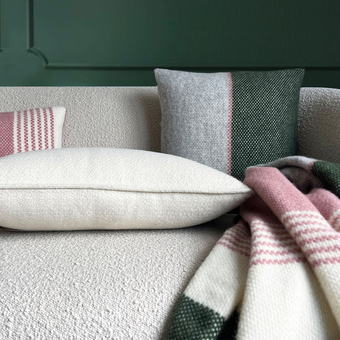 Malagoon Festivity Wool Plaid - Dawn Pink