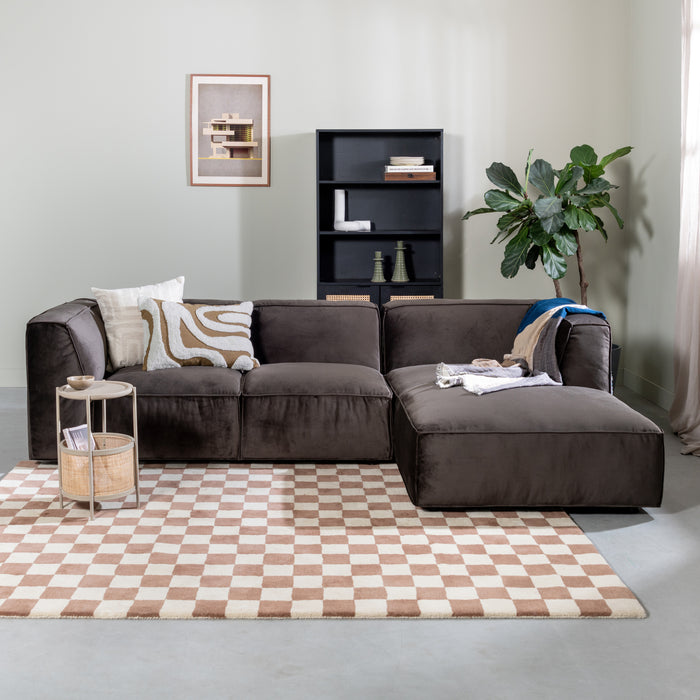 by fonQ Wave Sierkussen 40 x 60 cm - Bruin