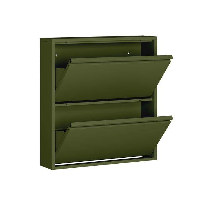 by fonQ Klip Schoenenkast - 2 Vakken - Pesto