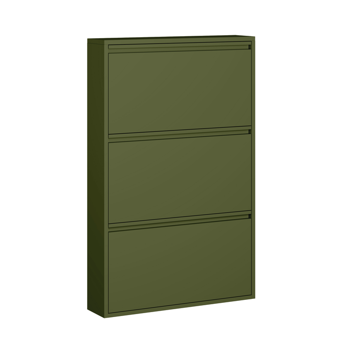 by fonQ Klip Schoenenkast - 3 Vakken - Pesto