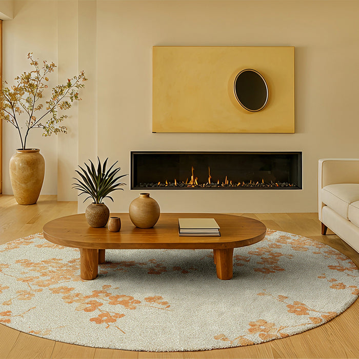 Louis de Poortere Sakura Vloerkleed Ø 240 cm - Petal Dew