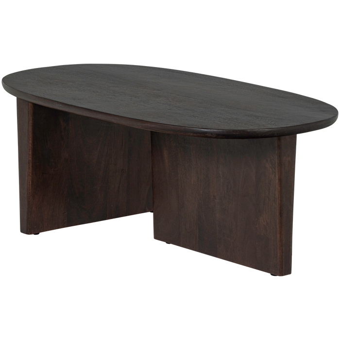 WOOOD Seam Salontafel - Mango Hout - Walnoot - 40x110x60