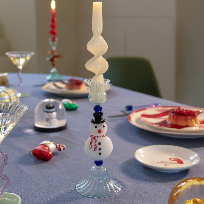 &k amsterdam Merry Kandelaar - Sneeuwman