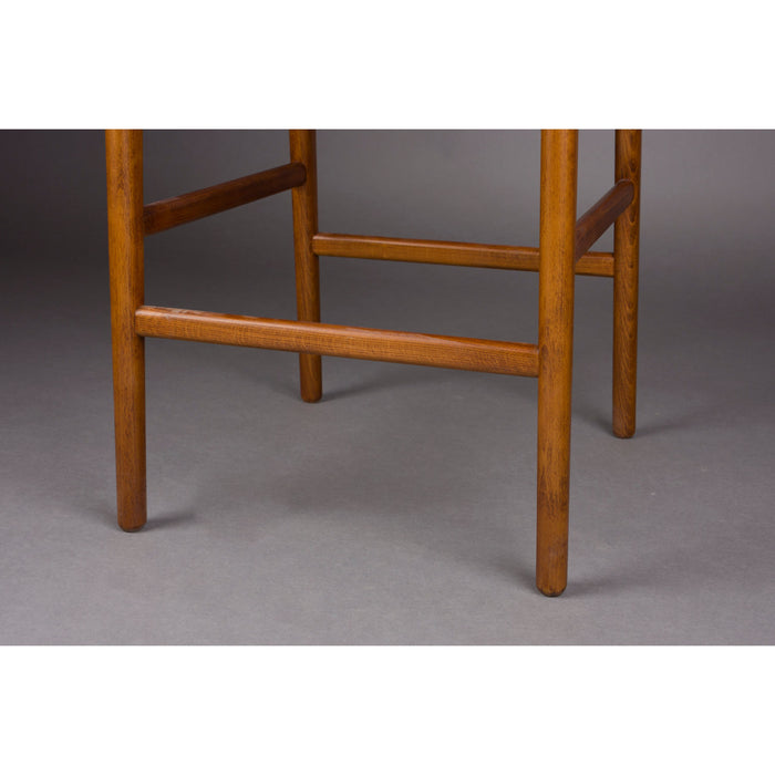 Dutchbone Cecile Counter| Barkruk met Rugleuning Walnoot - Bruin