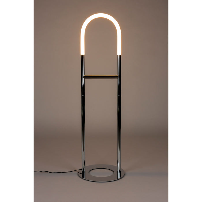Zuiver Arch vloerlamp Chrome - Zilver