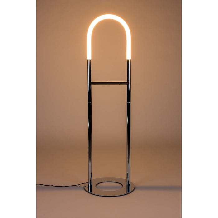 Zuiver Arch vloerlamp Chrome - Zilver