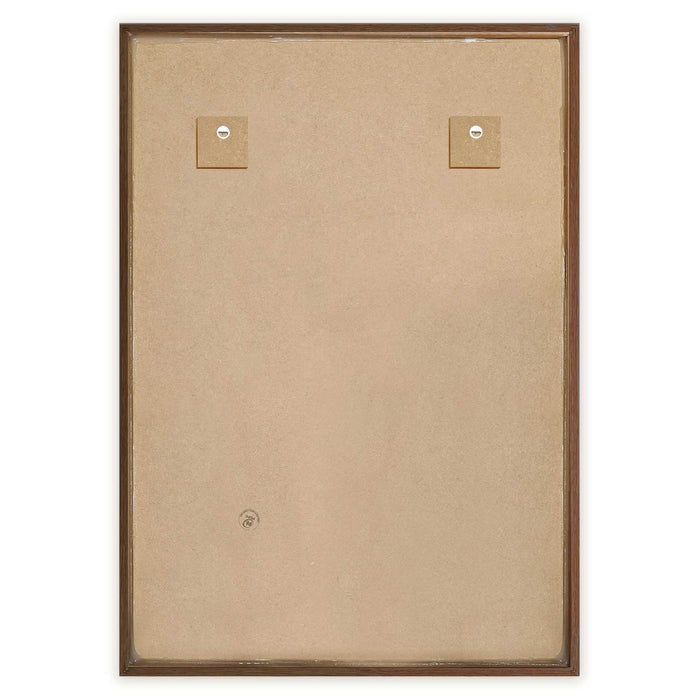 Reinders - Saturn - Relief Art Schilderij 100 x 70 cm - Wit/Walnoot