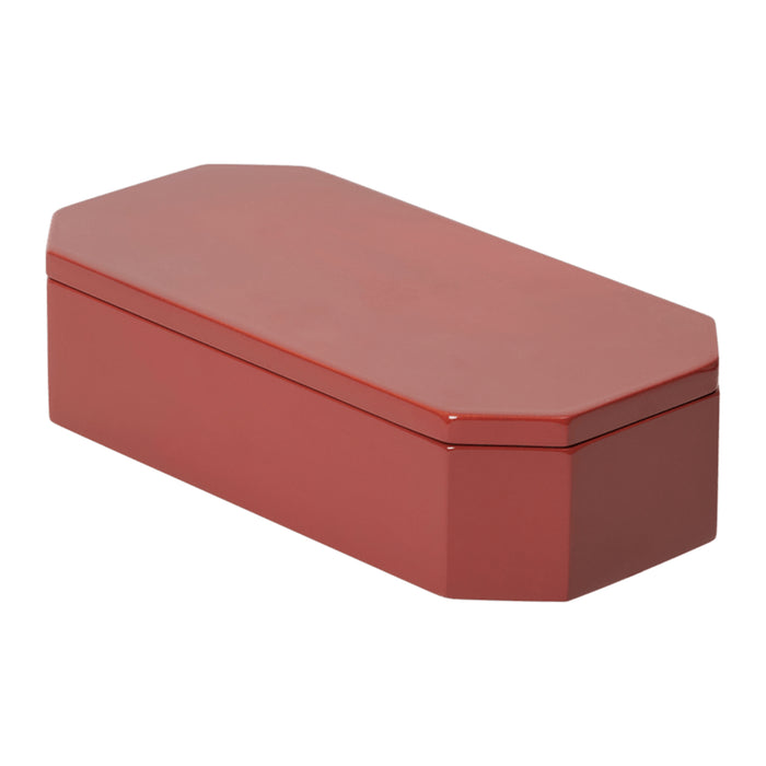 Ferm Living Nova Opbergdoos - B 20 cm - Picante Red