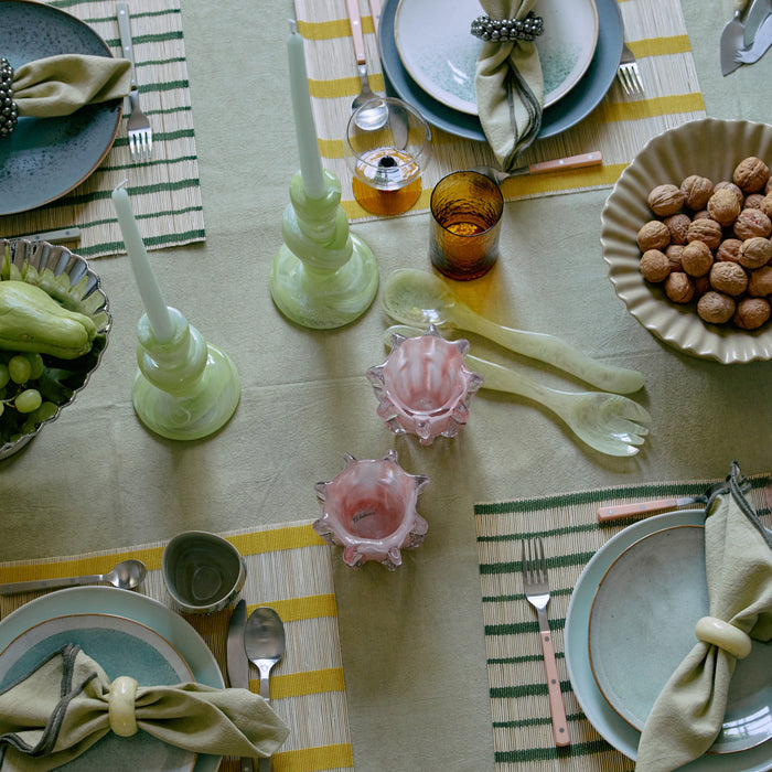 HKliving Coralla Kandelaar - Soft Pink