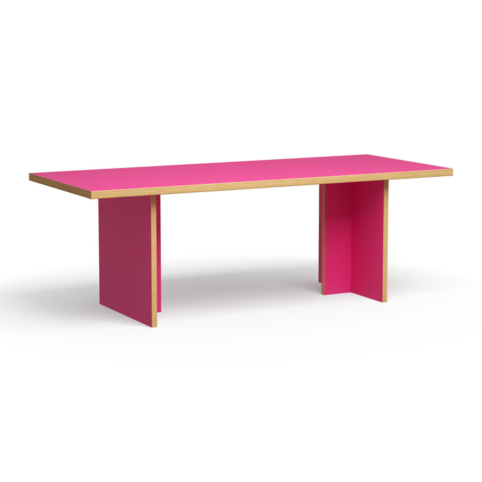 HKliving Dining Table Eettafel - 220 x 90 cm - Raspberry