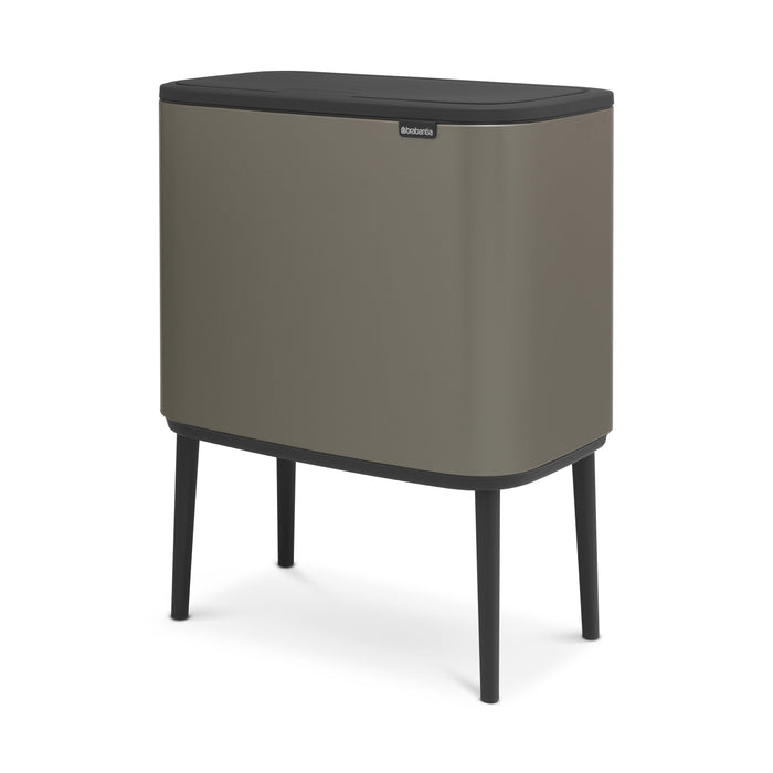 Brabantia Bo Touch Bin Afvalemmer 11 + 23 L - Platinum