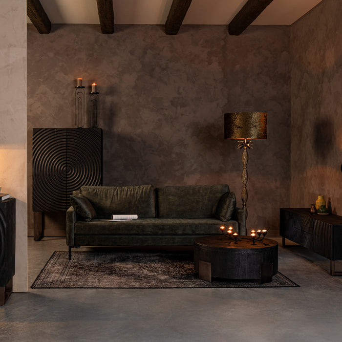 Dutchbone Rugged Vloerkleed 170 x 240 cm - Zwart