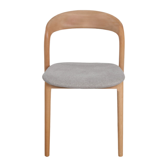 by fonQ Solea Eetkamerstoel - Grijs / Naturel