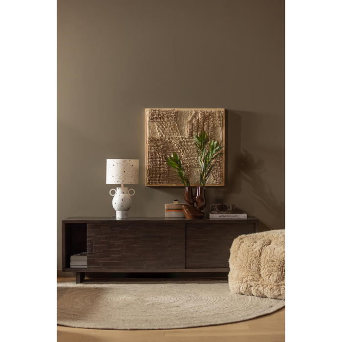 WOOOD Utopia Vloerkleed - Wol|Katoen - Naturel - 1x200x200