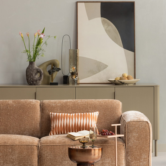 WOOOD Frits Bijzettafel - Metaal - Brons - 47x30x30