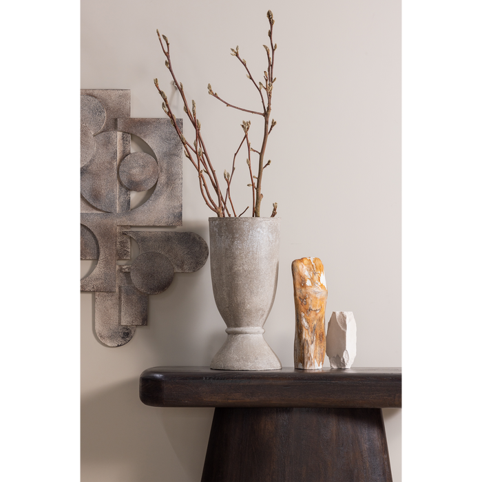 WOOOD Amco Sidetable - Mango Hout - Zwart - 76x120x40