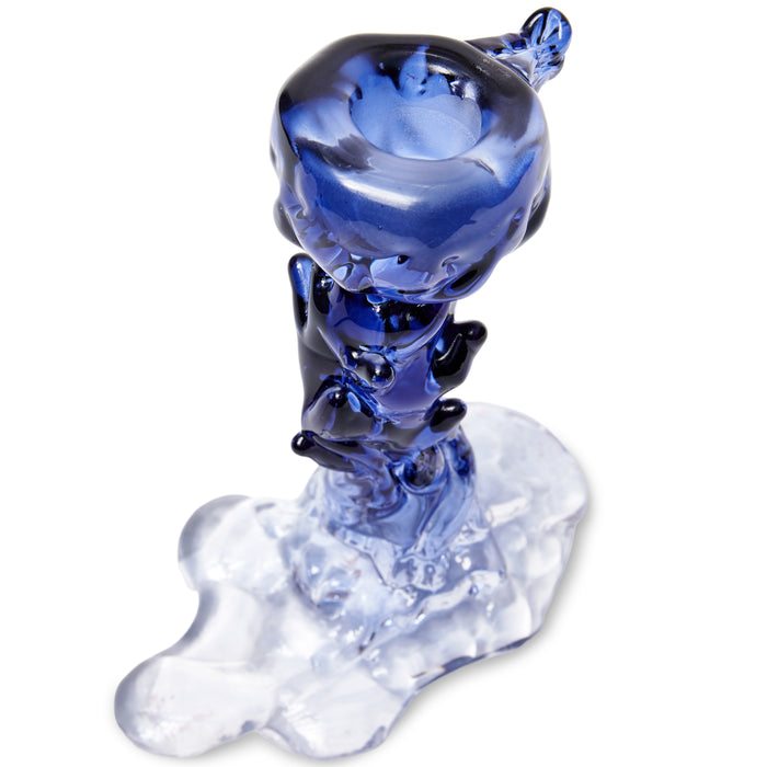 POLSPOTTEN Drip Kandelaar S - Donkerblauw