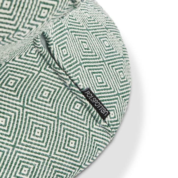 POLSPOTTEN Zig Zag Kruk - Lichtgroen