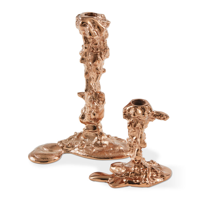 POLSPOTTEN Drip Kandelaar S - Lichtroze