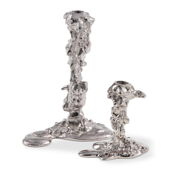 POLSPOTTEN Drip Kandelaar S - Donkergrijs