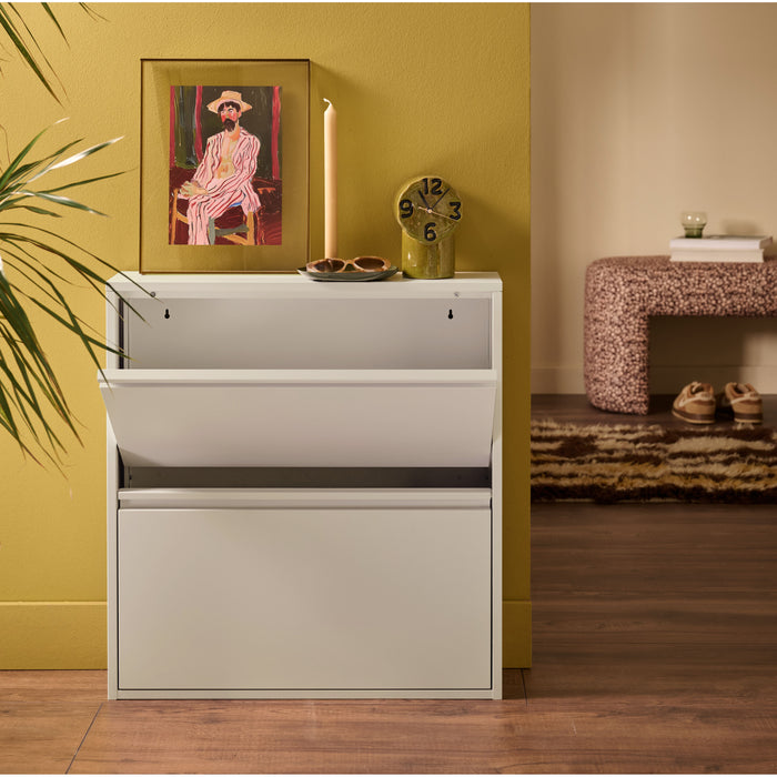 by fonQ Klip Schoenenkast - 2 Vakken - Cashmere