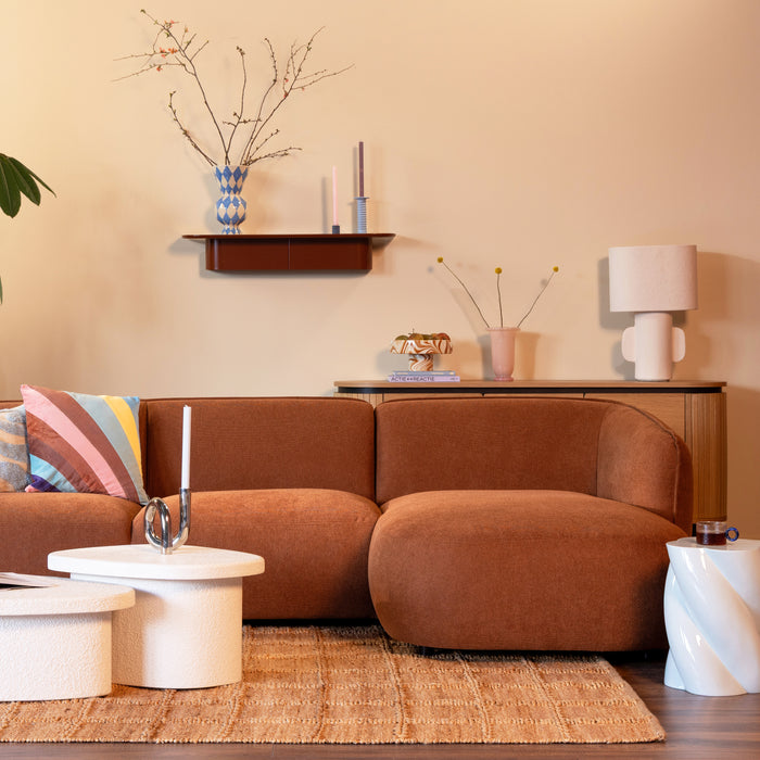 by fonQ Soft U-bank Links - Micro Chenille - Terra