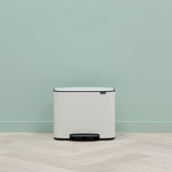 Brabantia Bo Pedaalemmer 3 x 11 L - Wit