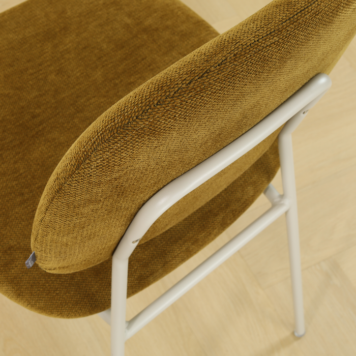 Nolon Jasmijn Barkruk Warm Groen - Grijsbeige