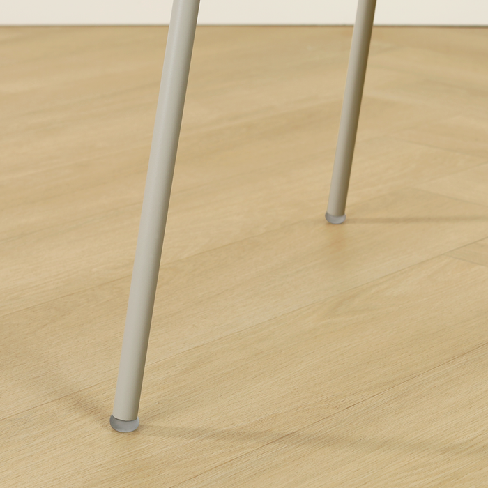 Nolon Jasmijn Eetkamerstoel Bouclé Beige - Grijsbeige