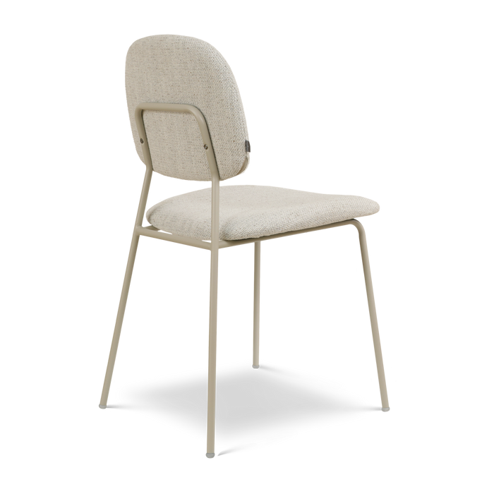 Nolon Jasmijn Eetkamerstoel Beige Gemêleerd - Grijsbeige