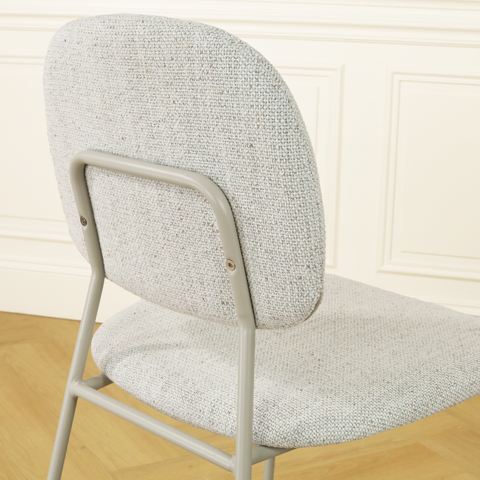 Nolon Jasmijn Eetkamerstoel Beige Gemêleerd - Grijsbeige