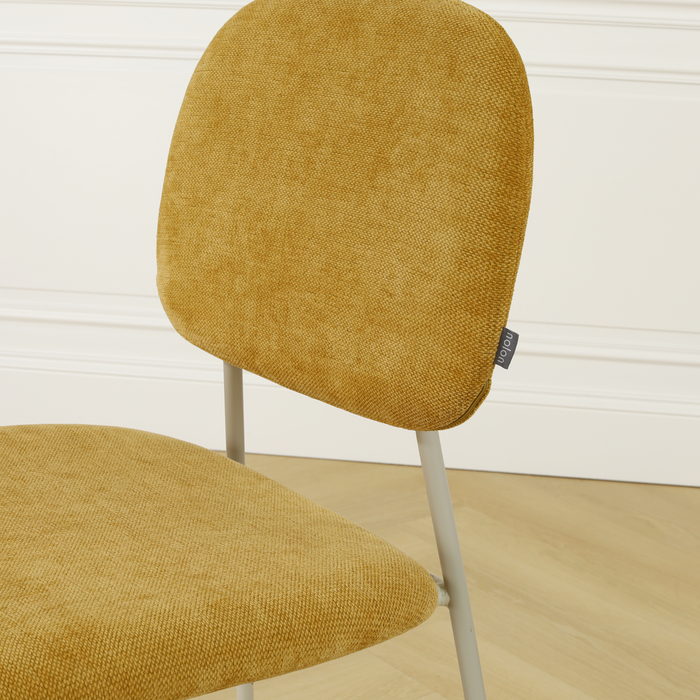 Nolon Jasmijn Barkruk Warm Oker - Grijsbeige