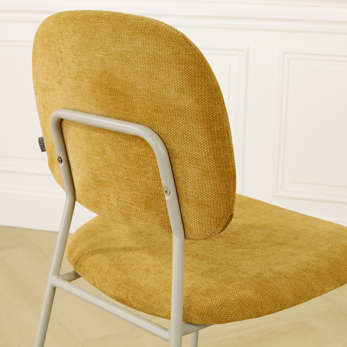 Nolon Jasmijn Barkruk Warm Oker - Grijsbeige