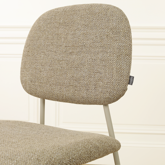 Nolon Jasmijn Eetkamerstoel Taupe - Grijsbeige