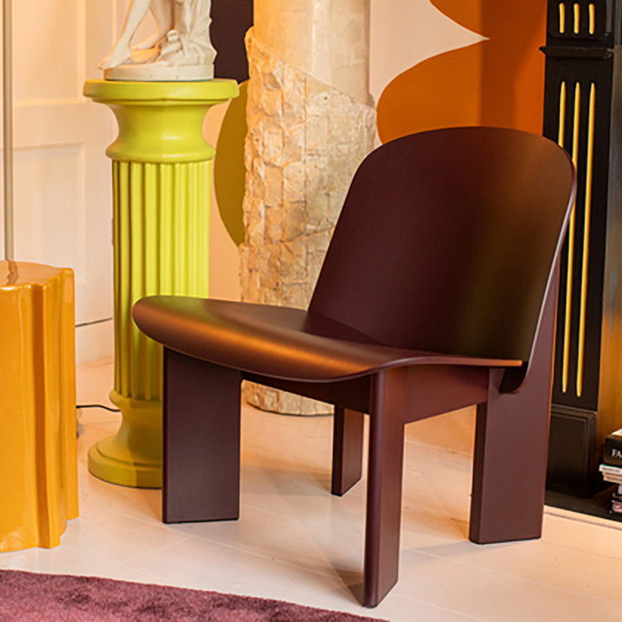 HAY Chisel Fauteuil - Dark Bordeaux