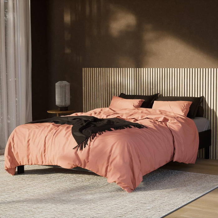 by fonQ Fresh Dekbedovertrek 140 x 200/220 cm - Dusty Pink