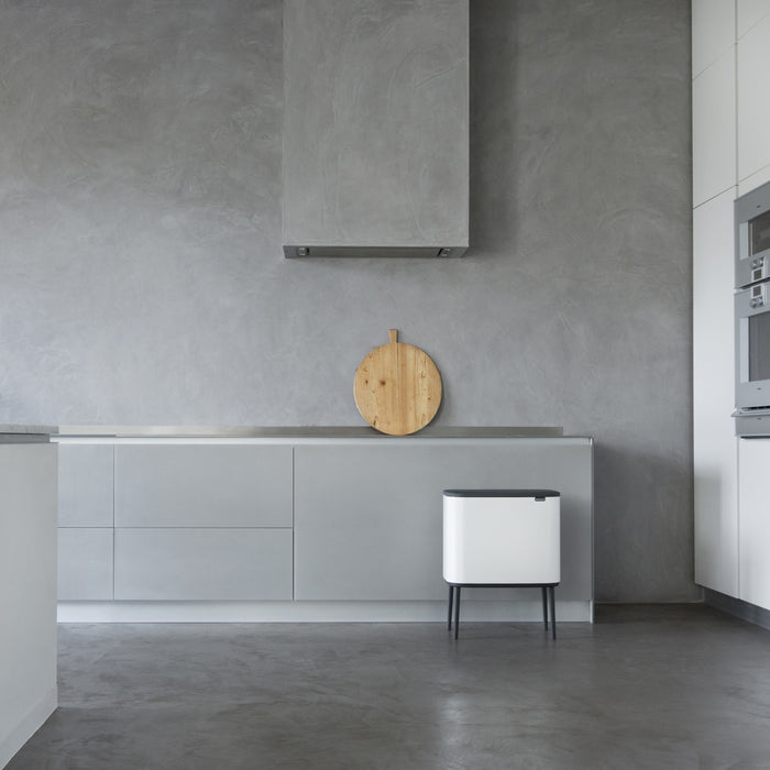 Brabantia Bo Touch Bin Afvalemmer 3 x 11 L - Wit