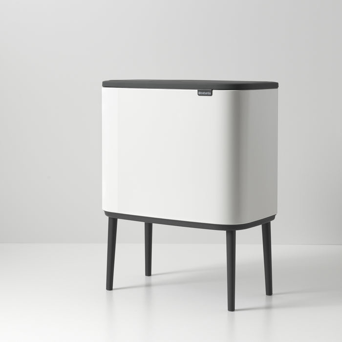 Brabantia Bo Touch Bin Afvalemmer 3 x 11 L - Wit